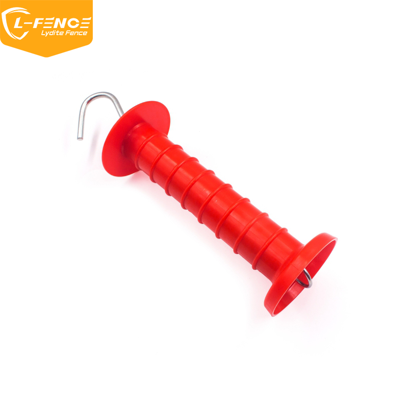 Lydite MLD-007C4 Fence Gate Handle，Red with Stainless Steel Hook