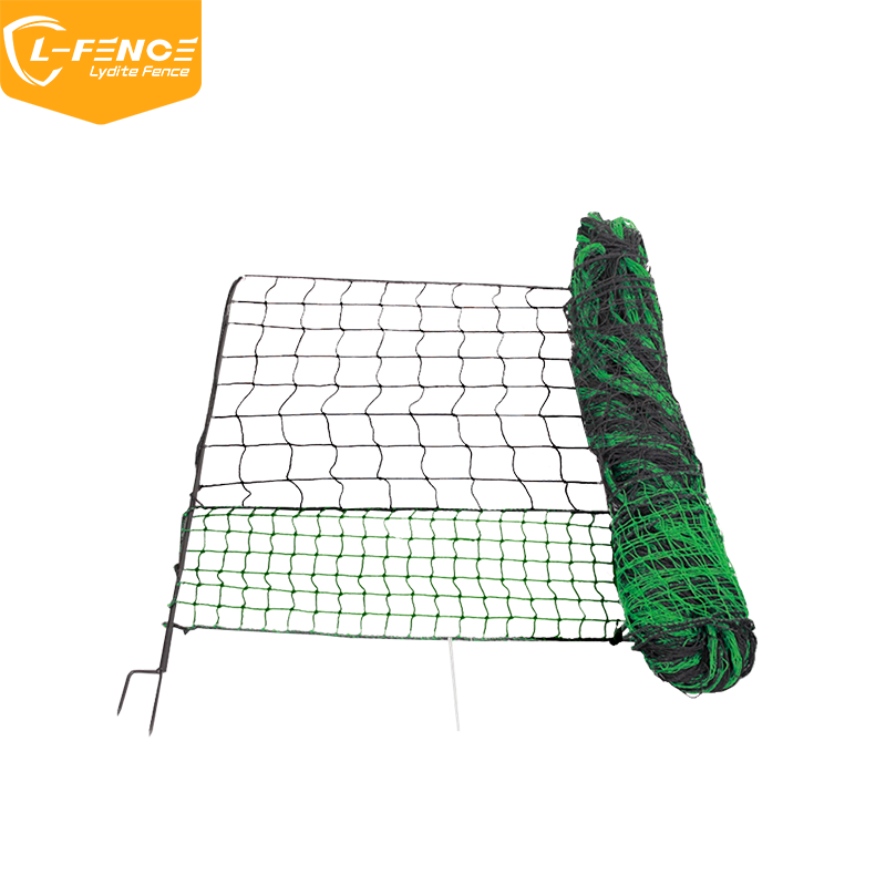 Lydite MLD-068A1 Electric Fence Netting,Chicken Net 50m,Black and Green
